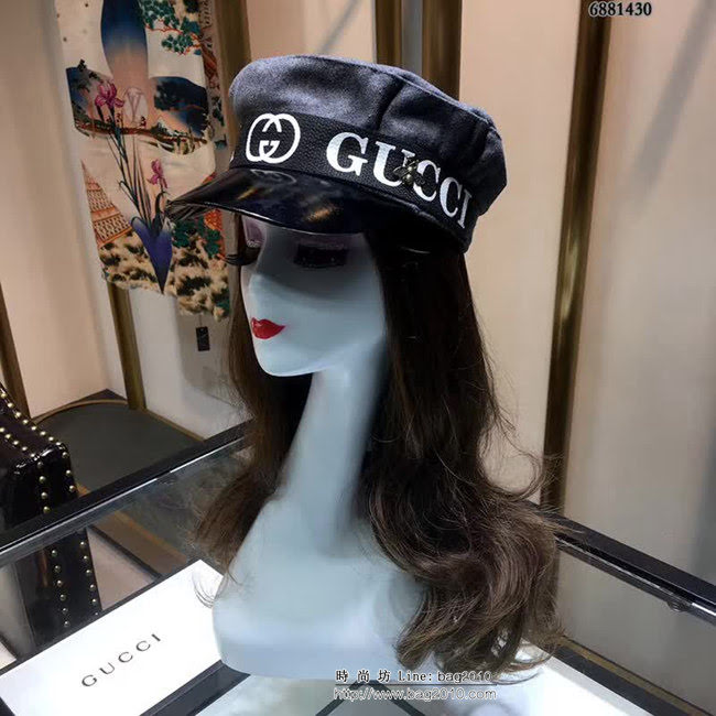 GUCCI古馳 2018新款上市 貝雷軍帽 6881430 LLWJ5496